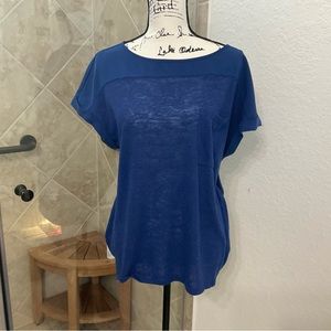 Calvin Klein Royal Blue Top, Like New, Size XL. Polyester Mix